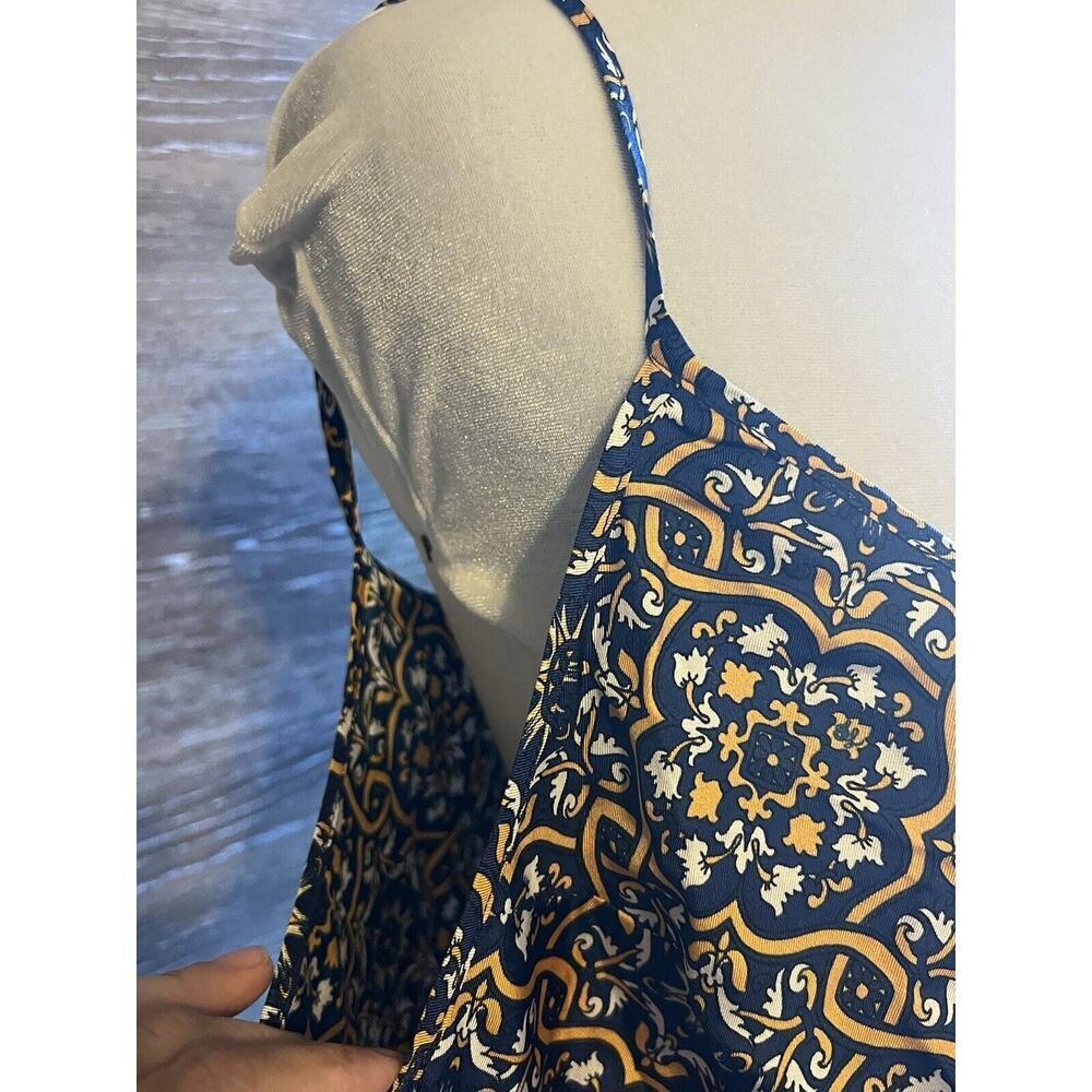 Nieves Lavi Sleeveless Top Women Anthropologie Sz M New Azulejo 100% Silk Cami - Picture 3 of 8